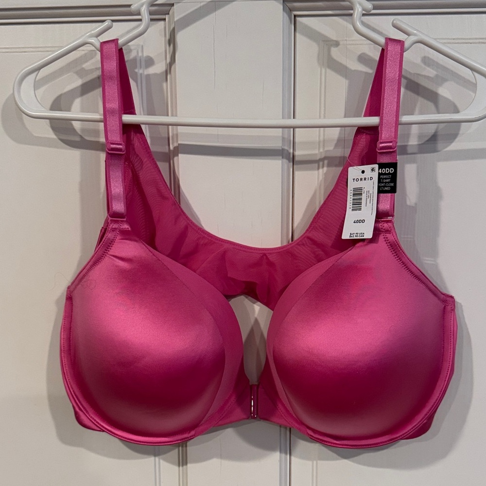 Torrid Fuchsia Satin Bra